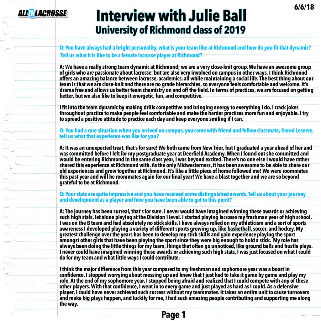 Ball Interview Page 1